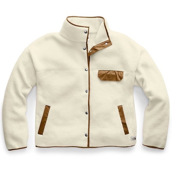 The North Face Cragmont Fleece Jacket Size Medium in Vintage White Kelp Tan - Picture 15 of 15